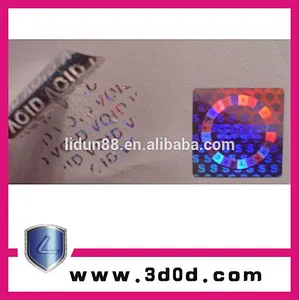 A grade Comprehensive security holograms with competitive price make in Guangzhou