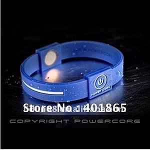 USA fashion style balance bracelets/wristbands with 2 hologram