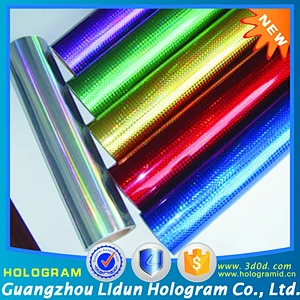 Sales custom size multi-color foil stamping, rainbow holographic stamping foil