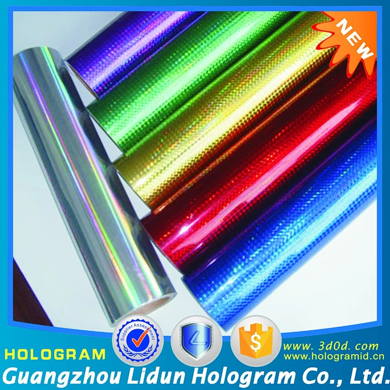 Sales custom size multi-color foil stamping, rainbow holographic stamping foil