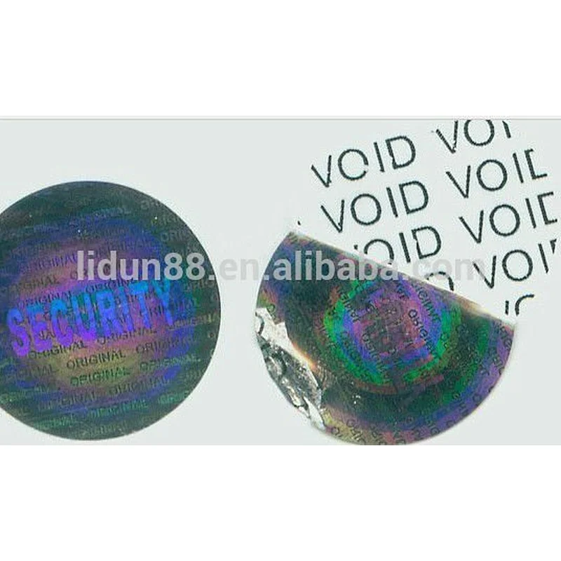 all kind of  new round void security stickers