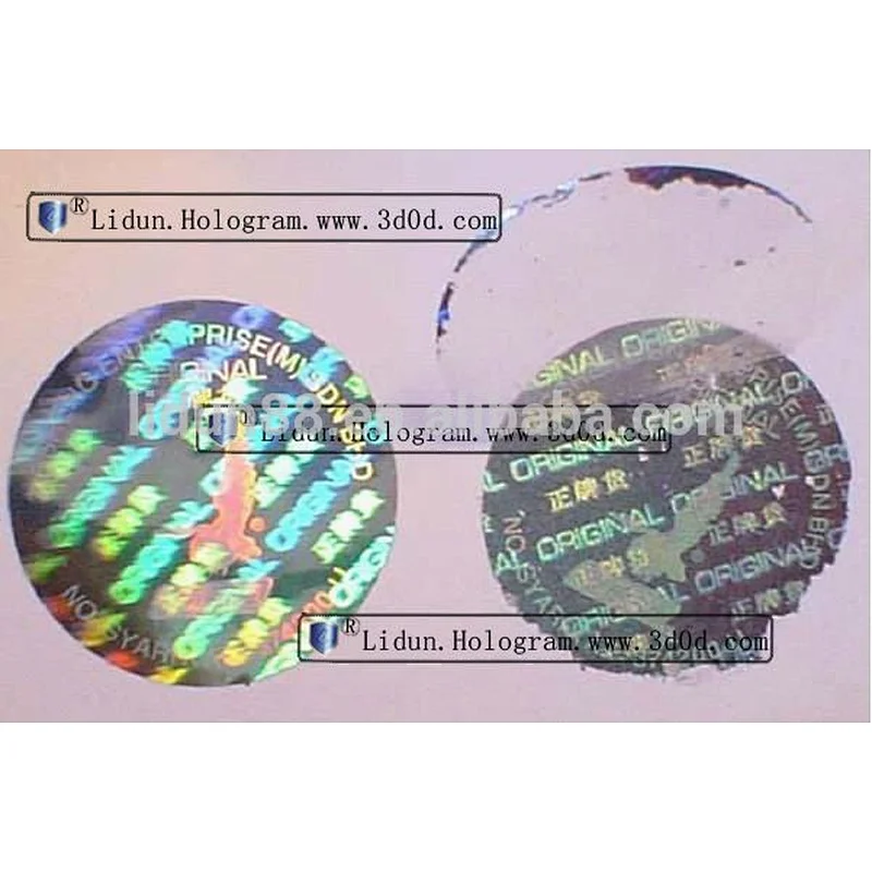 all kind of  new round void security stickers