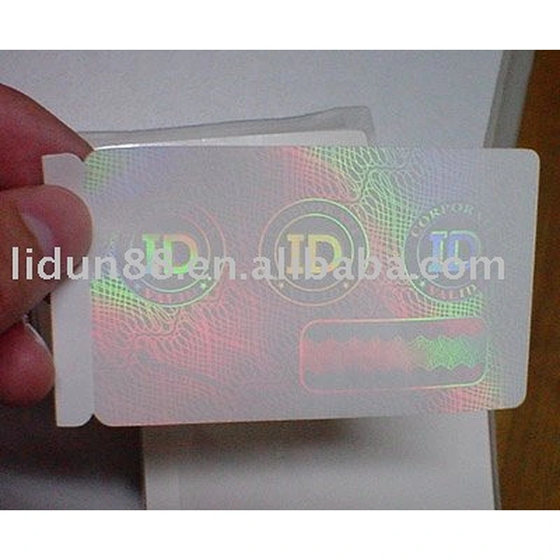 2d/3d laser hologram sticker/anti-fake labels