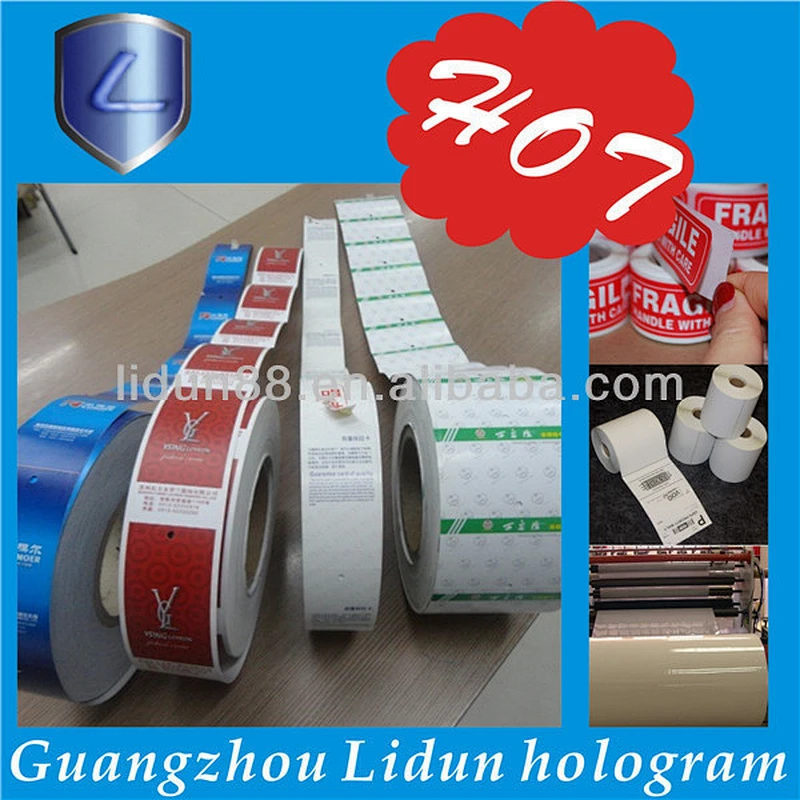 customized genuine security hologram sticker printing manufacturer in Guangzhou
