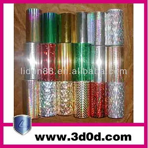 2017 3d colorful roll hologram foil