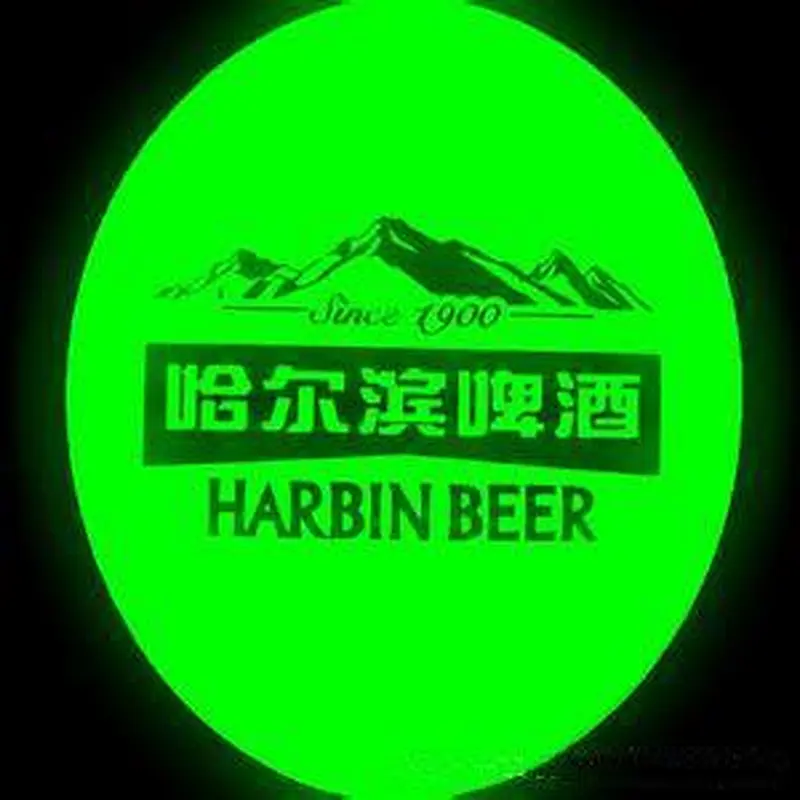 OEM Custom Black and White Puffy Sticker Which Can Glow In the Dark