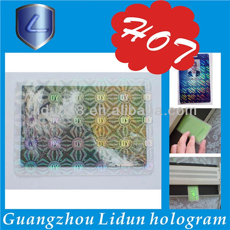 3d Security  card/ hologram card/RFID card