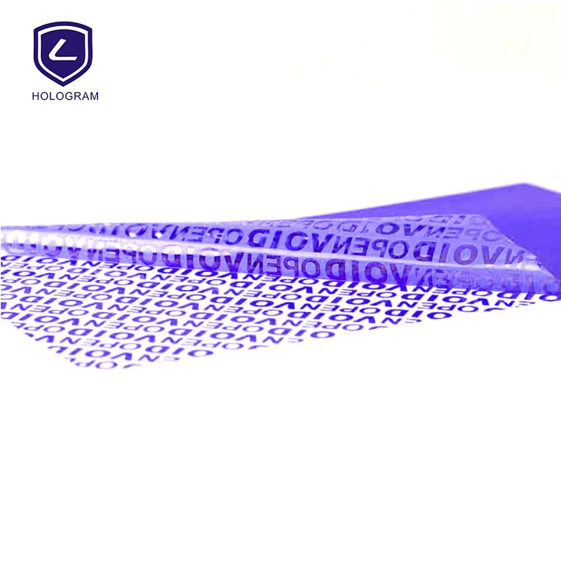 hologram film stickers Security hologram sticker/label,anti-counterfeiting holograms