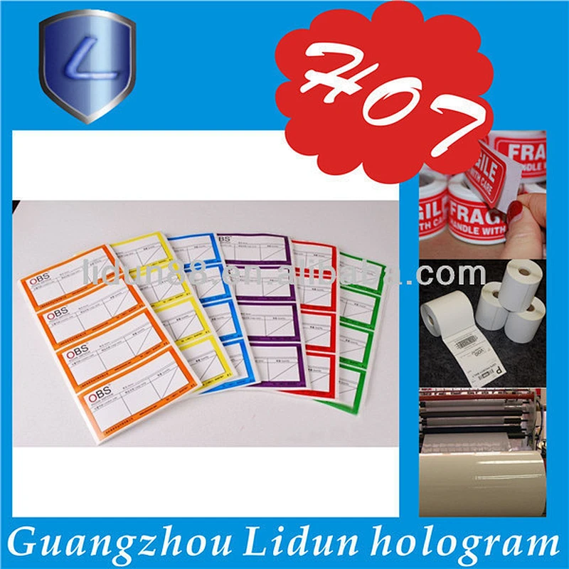 waterproof permanent transfer sticker printing