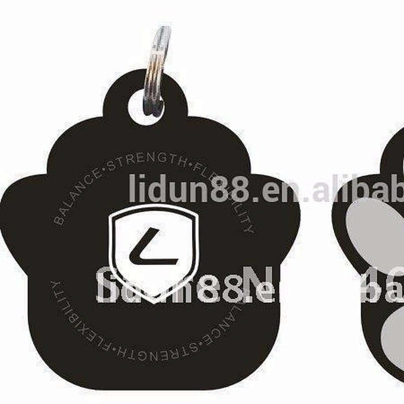 Canada christmas gift new style charming silicone balance energy pet tags