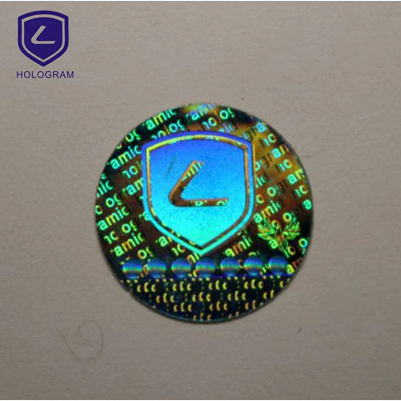 Factory supplies self-adhesive holographic anti-counterfeiting stickers/labels