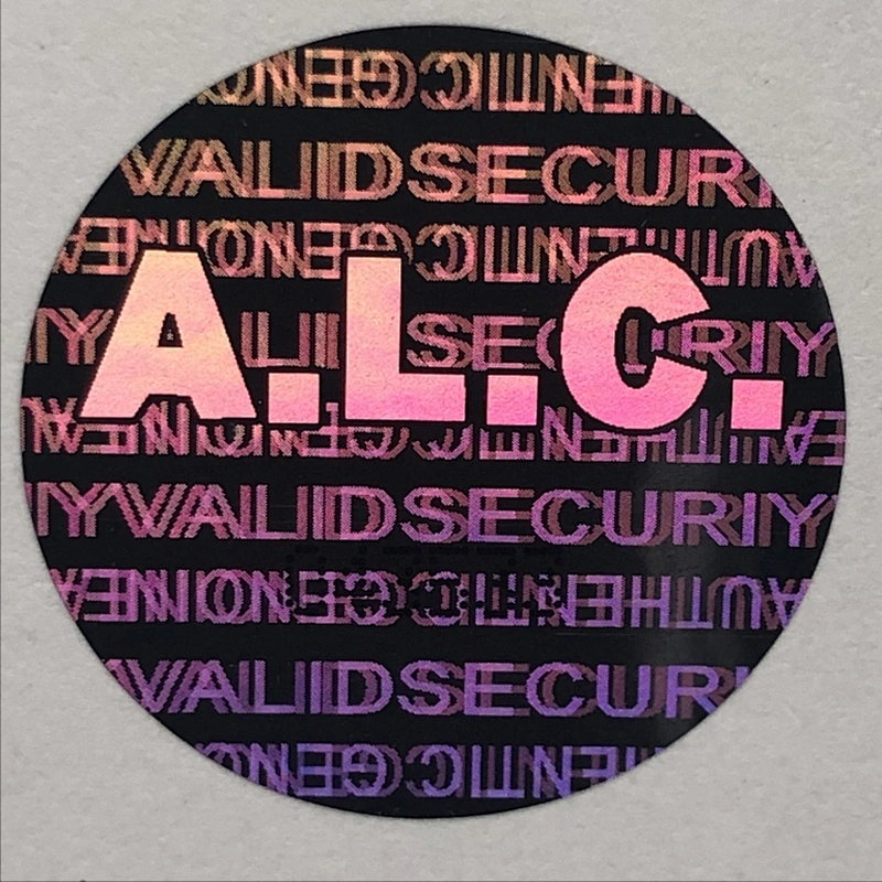 hologram room /security label maker