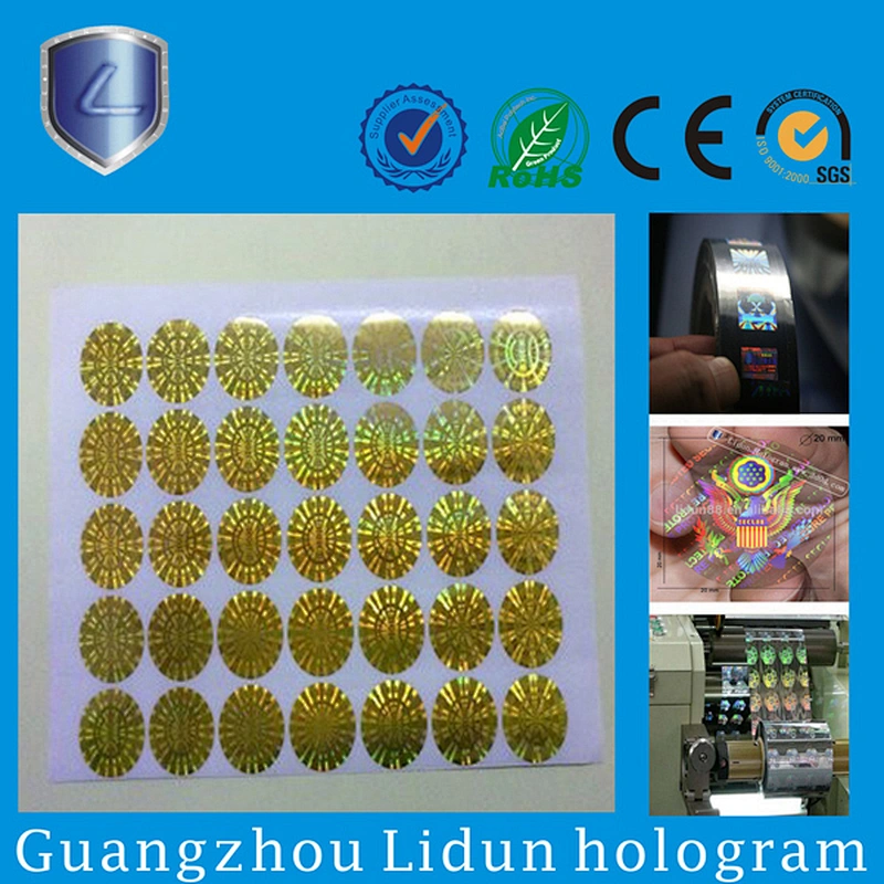 Hologram Labels With Laser Marking,Anti-fake Hologram Label
