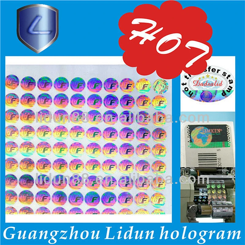 hologram brochure printing, paper certificate hologram screen printing maker