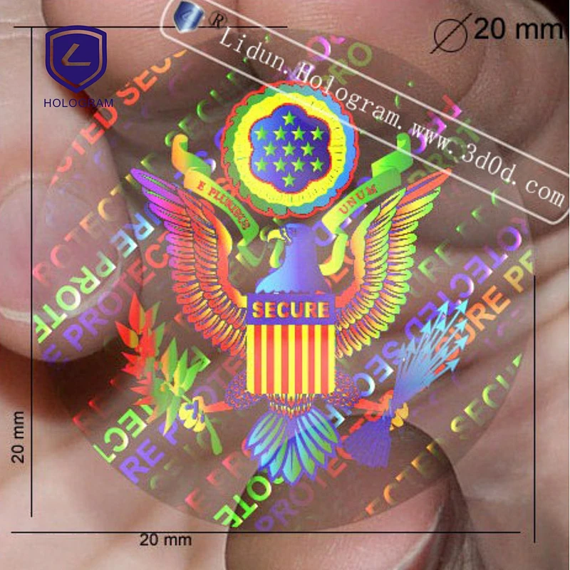Supply all kinds of id card holograms