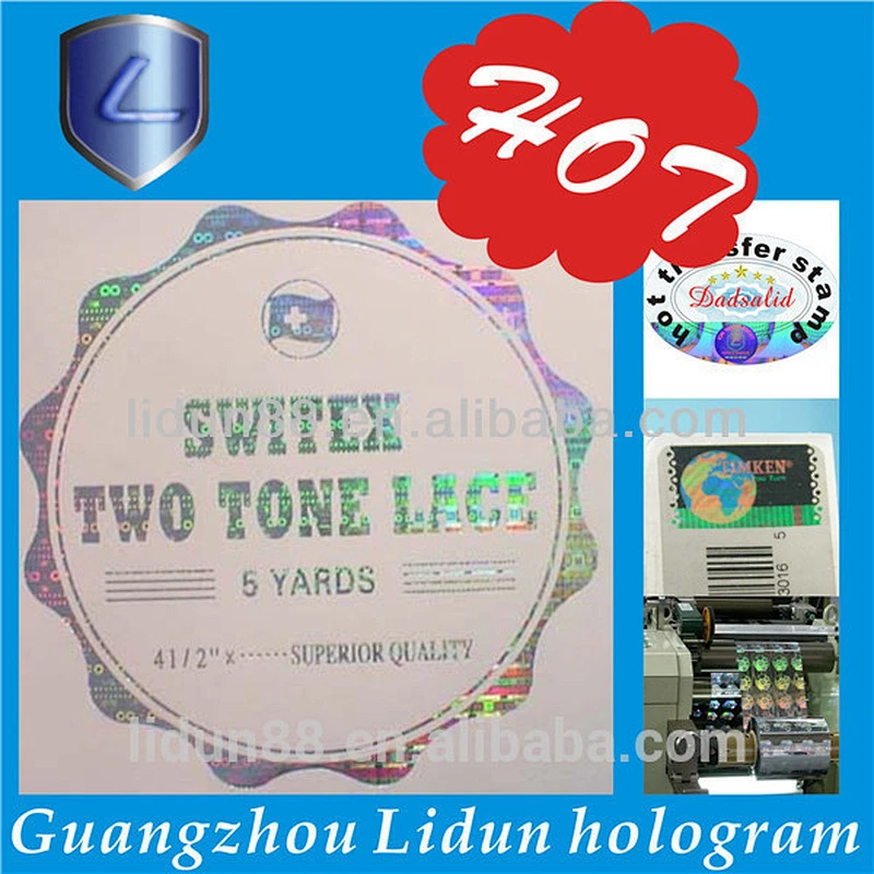 Aliababa new arrival Custom hologram sticker printable hologram sticker hologram manufacturers