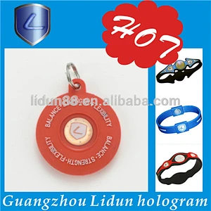 2012 Latest Hologram silicone pet tag