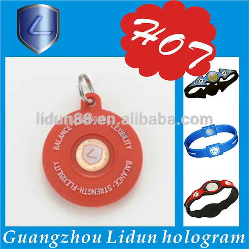 2012 Latest Hologram silicone pet tag