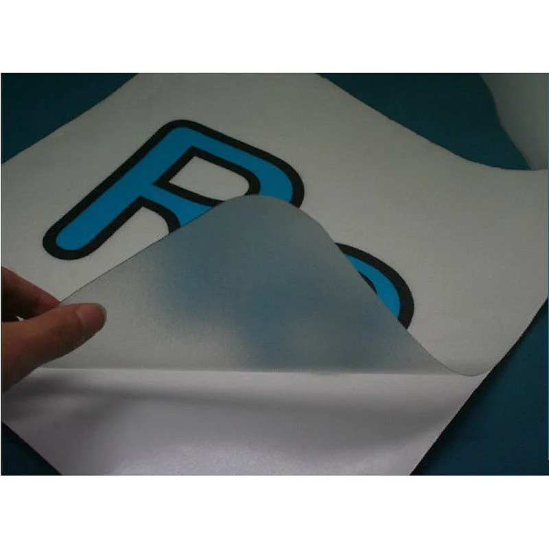 80mic Self Adhesive Clear/Transparent PVC Vinyl Sticker