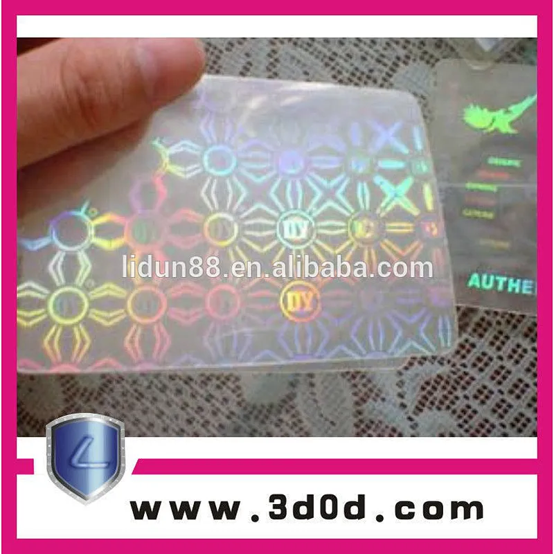 hologram priting security ID card