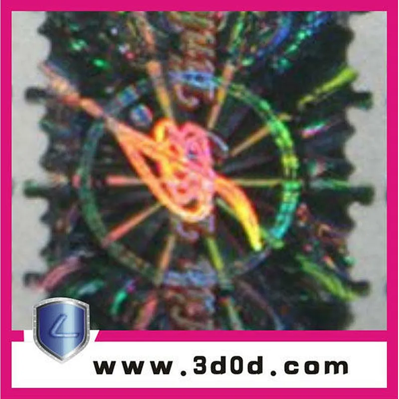 high tech good quality anti-counterfeiting hologram sticker hologram film