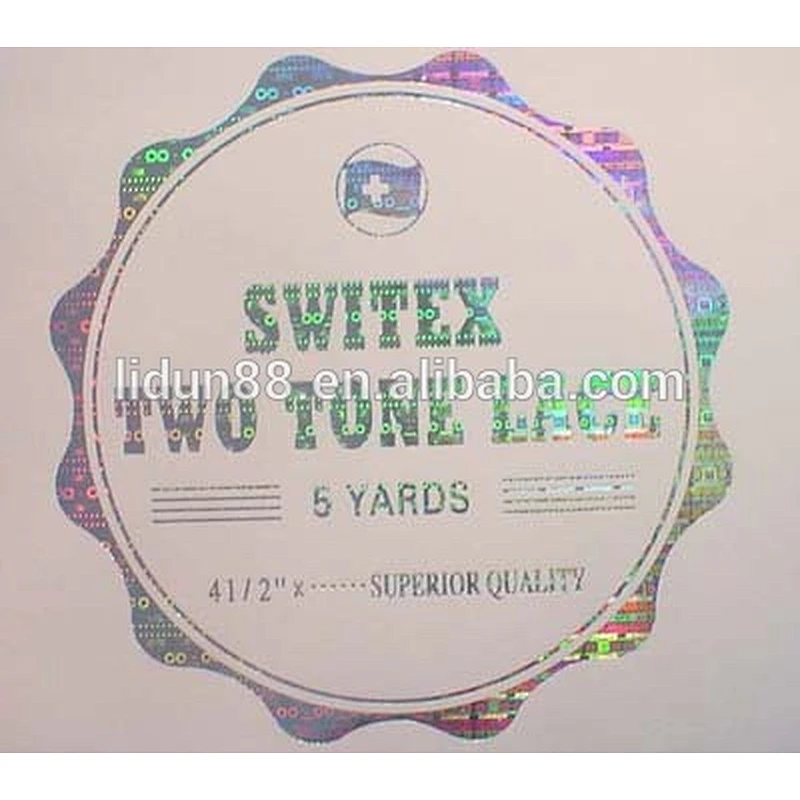 custom 2015 hot stamping hologram label/Heat Transfer Printing Foi