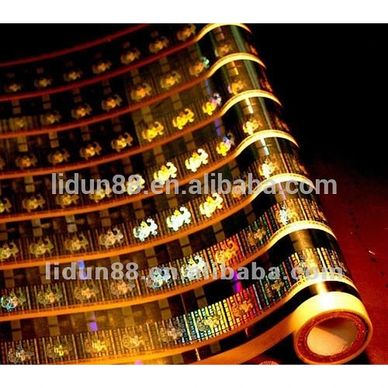 advanced security hot stamping hologram foil labels
