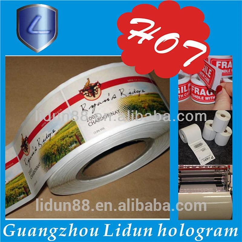 Printing anti-counterfeit 3d hologram sticker,cheap price custom security sticker