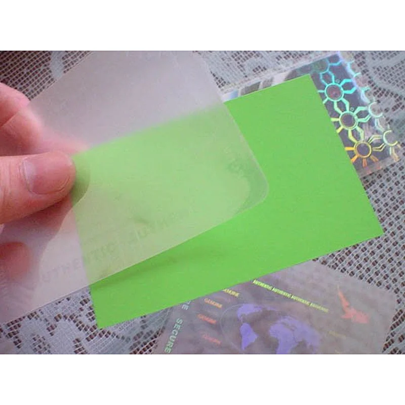 new arrive high-quality custom hologram overlay film id card/ custom id card hologram overlay