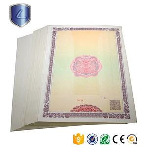 Colored 80 gsm / A4 certificate paper