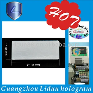 hot sale Hologram Scratch label/scratch off stickers in Lidun brand