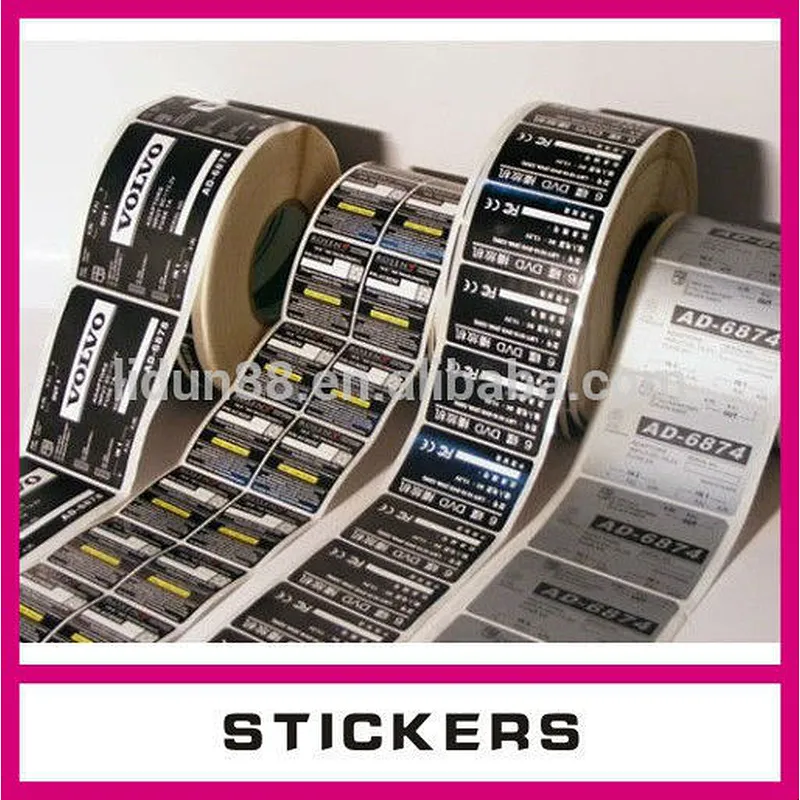 High security adhesive hologram security sequential number label