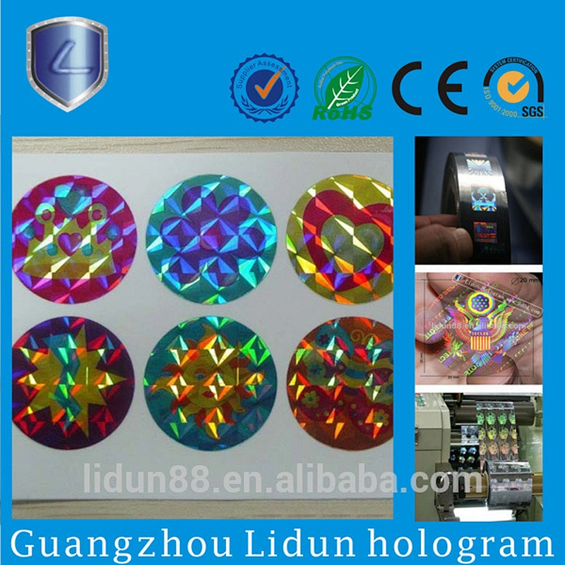 self adhesive laser labels sticker hologram labels