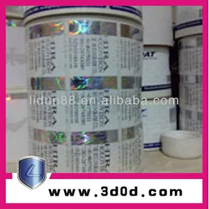 hologram sticker, customized are welcome label