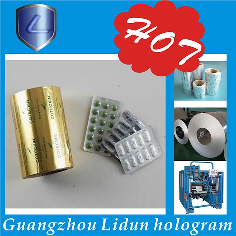 Supply all kinds of Cold formed aluminum foil pharmaceutical alu alu foil