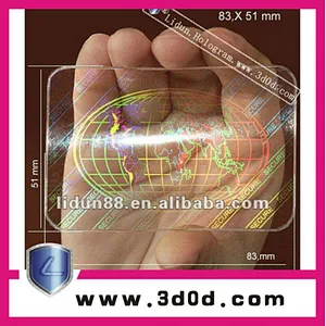 3d Security ID card/ hologram card/
