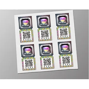 Laser etched custom QR Code hologram labels with IHMA certificate