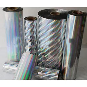Security film hologram aluminized polyester packaging film for food products