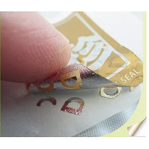 3d laser sticker Hologram tamper evident sticker 3D Plain Paper