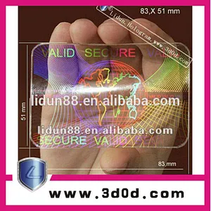 hologram priting security ID card