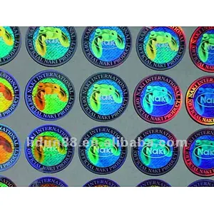 Manufacturing hologram laser number label