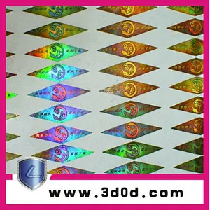 Anti-fake holographic lable, hologram sticker