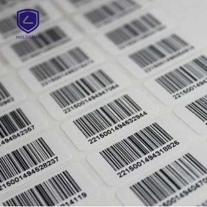 Cheap custom hologram sticker with two-dimension code printing