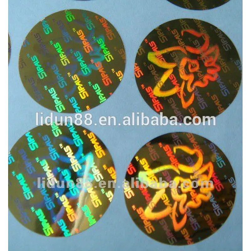 A grade make anti-counterfeit labels and hologram stickers make in Guangzhou