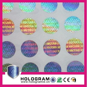 High quality hologram, customized hologram sticker, laser