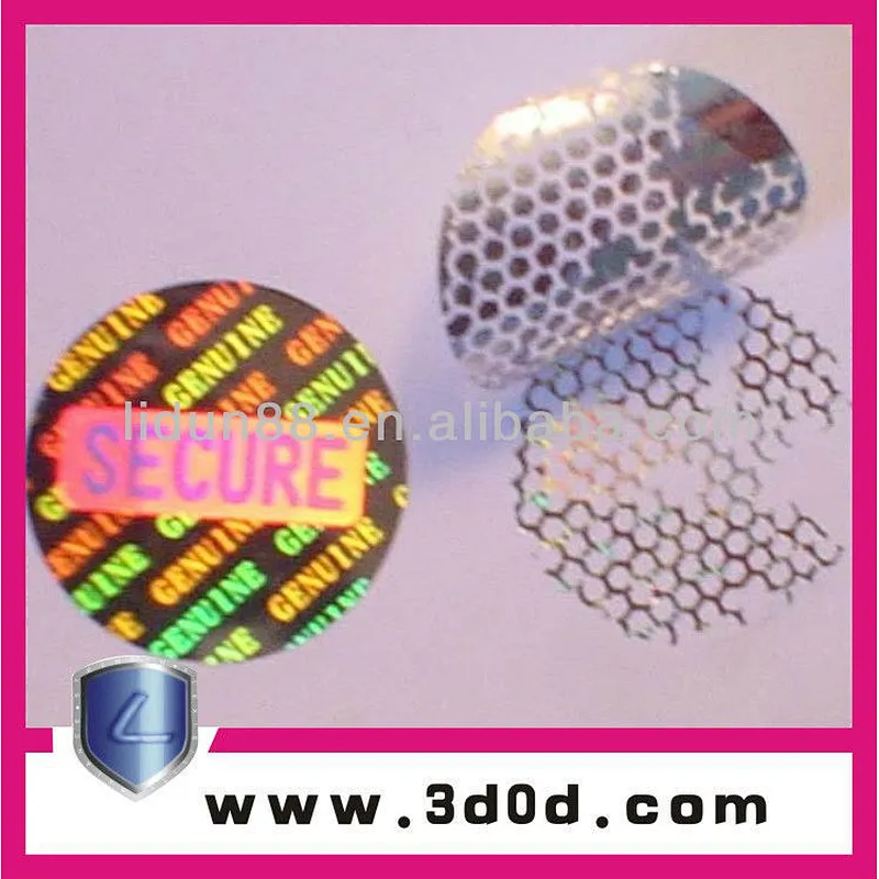 Customized anti-counterfeit Hologram label for pharmacy