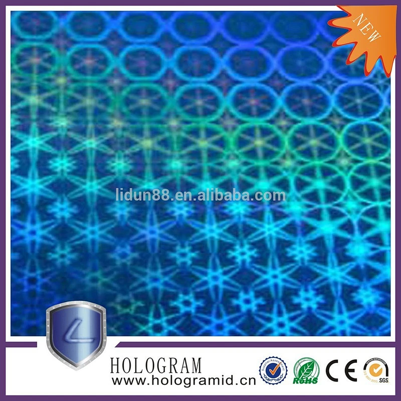 High quality adhesive hologram sticker labels for juice bottle labels