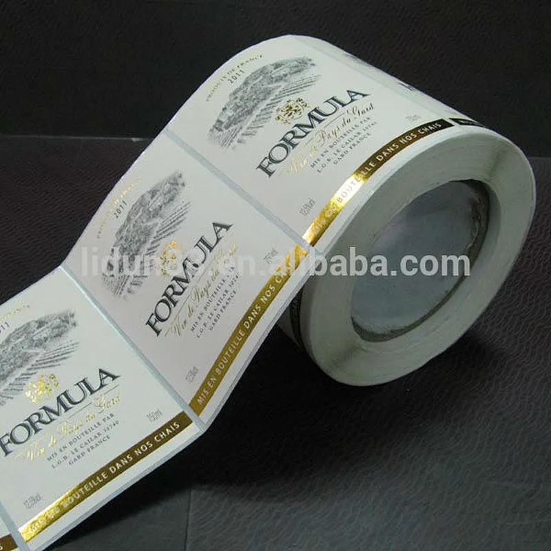 High security hologram paper label, hologram print on paper