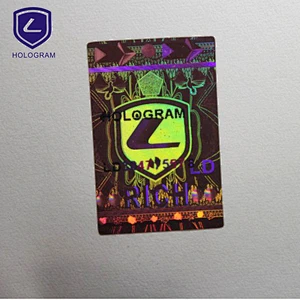 Factory supplies self-adhesive holographic anti-counterfeiting stickers/labels