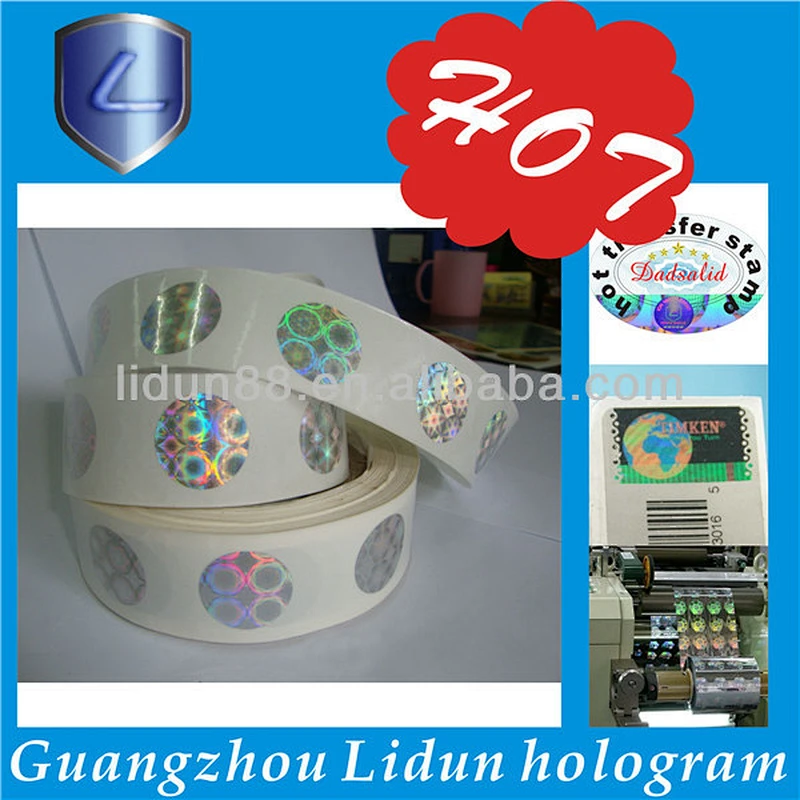 custom hologram hot stamping foil